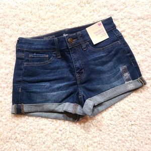 So low rise denim shorts| Size 3